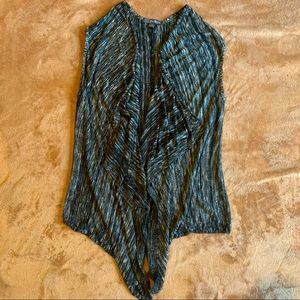 Black & White Vest Cardigan